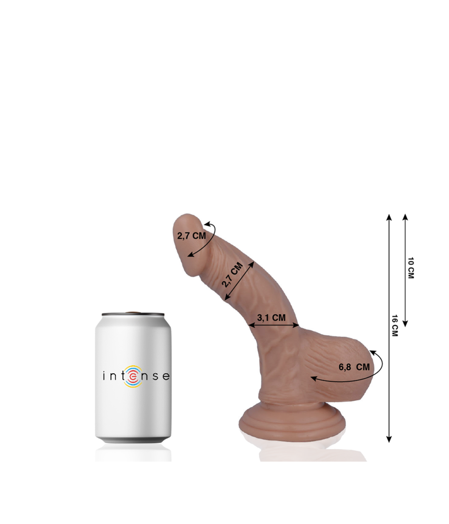 MR INTENSE - 2 REALISTIC COCK 16 CM -O- 2.7 CM