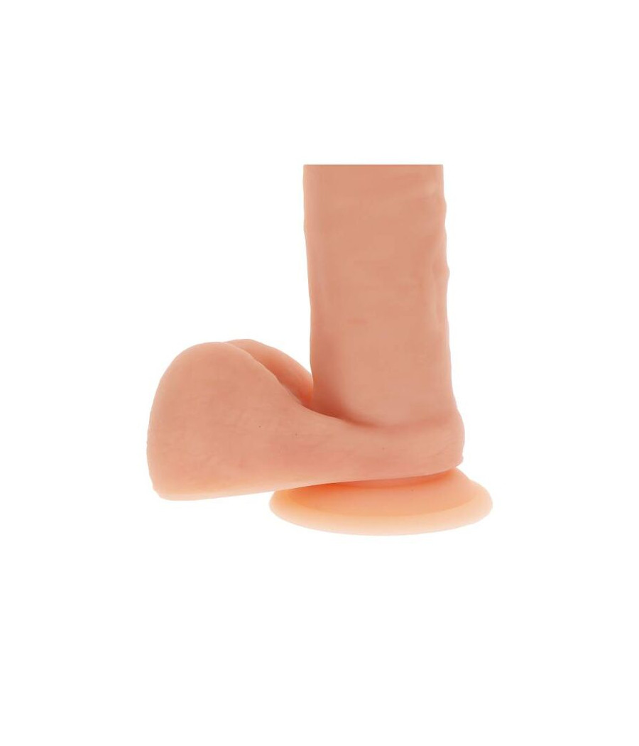 GET REAL - DILDO SILICONA 20,5 CM CON TESTÍCULOS NATURAL