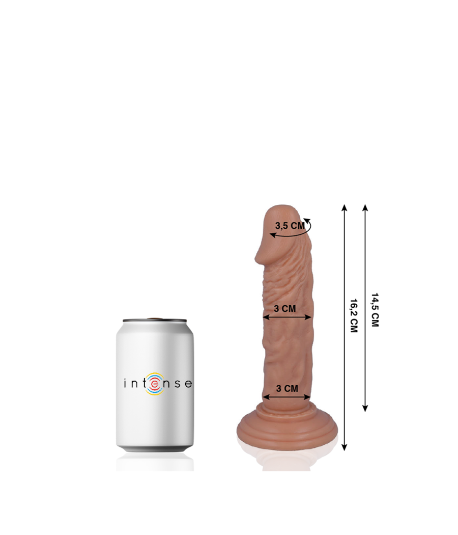MR INTENSE - 3 PENE REALISTICO 16.2 CM -O- 3 CM