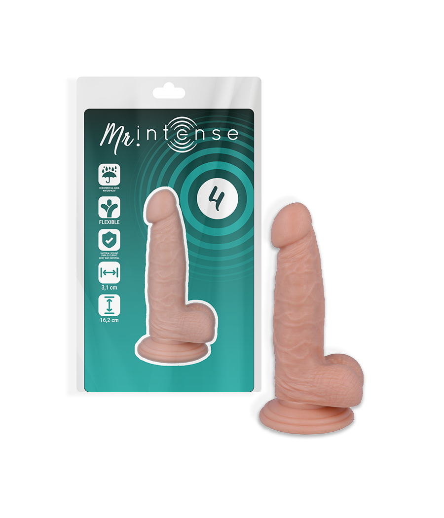 MR INTENSE - 4 PENE REALÍSTICO 16.2 CM -O- 3.1 CM