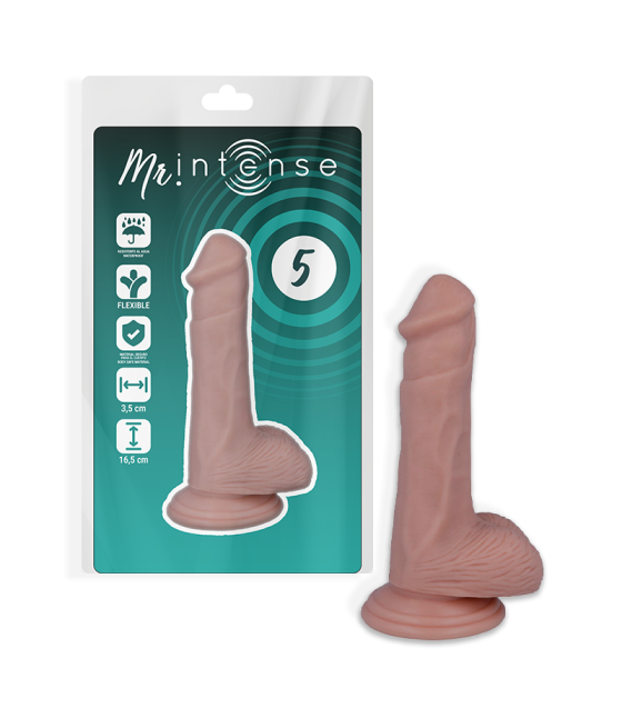 MR INTENSE - 5 PÉNIS RÉALISTE 16.5 CM -O- 3.5 CM