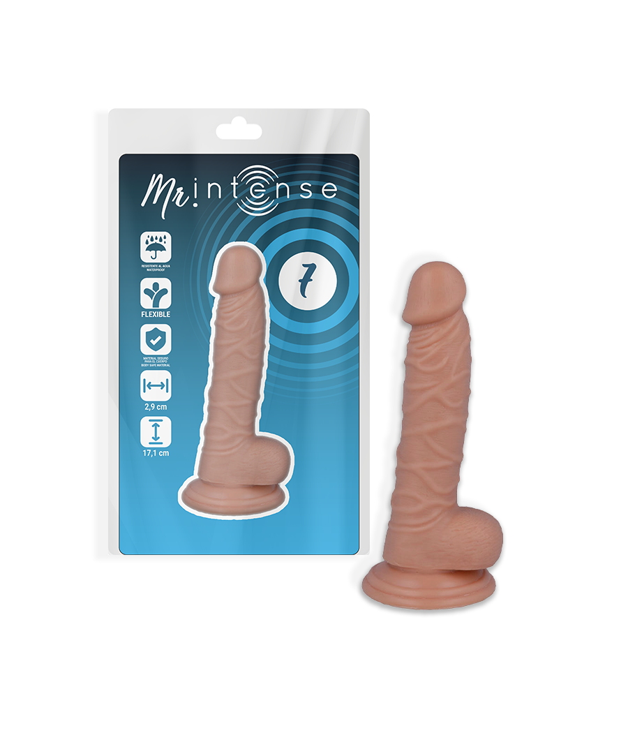 MR INTENSE - 7 PÉNIS RÉALISTE 17.1 CM -O- 2.9 CM