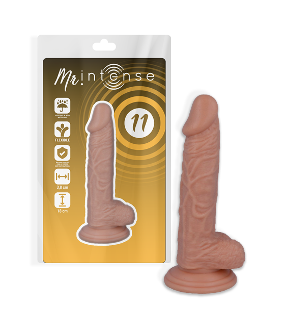 MR INTENSE - 11 REALISTIC PENIS 18 CM -O- 3.8 CM