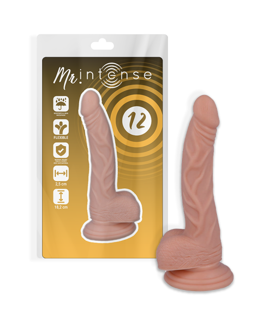 MR INTENSE - 12 PENE REALÍSTICO 18.2 CM -O- 2.5 CM