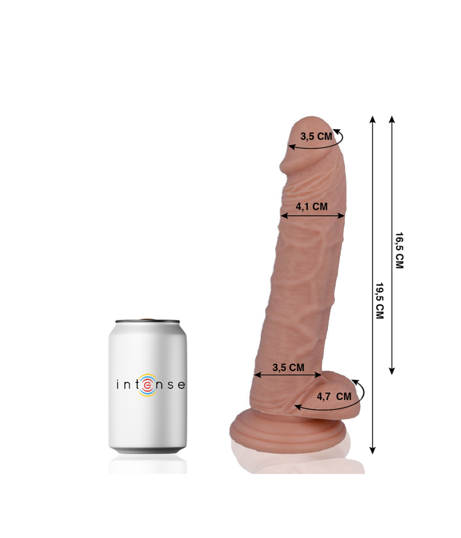 MR INTENSE - 15 PENE REALISTICO 19.5 CM -O- 4.1 CM