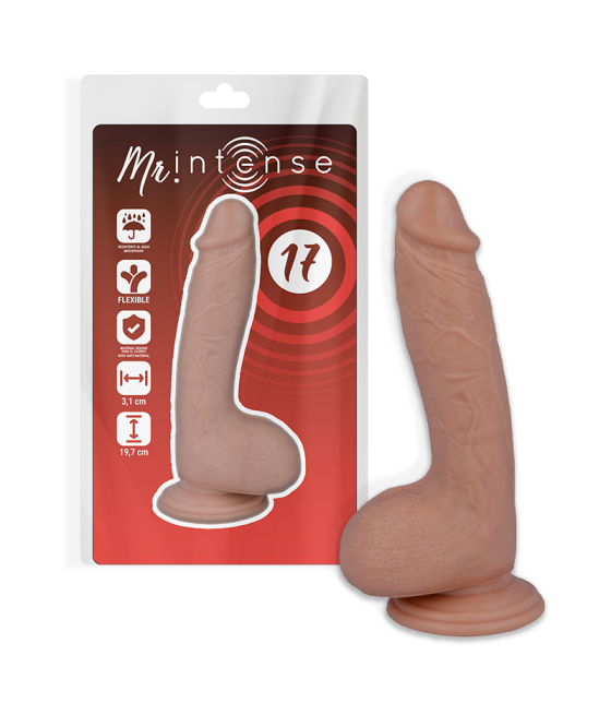 MR INTENSE - 17 PÊNIS REALÍSTICO 19.7 CM -O- 4.1 CM