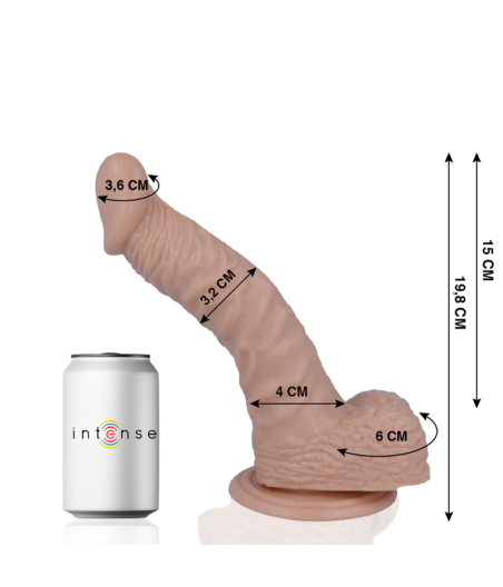 MR INTENSE - 18 PENE REALÍSTICO 19.8 CM -O- 3.2 CM