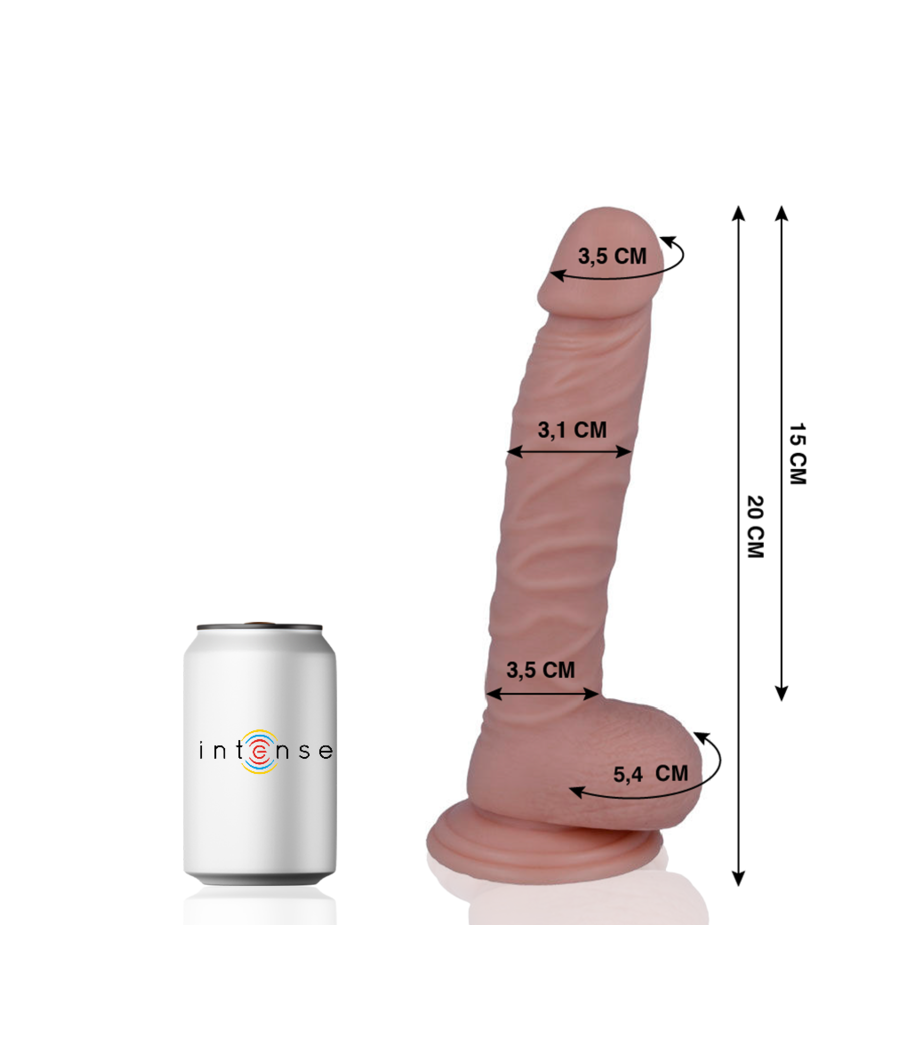MR INTENSE - 19 PÉNIS RÉALISTE 20 CM -O- 3.1 CM