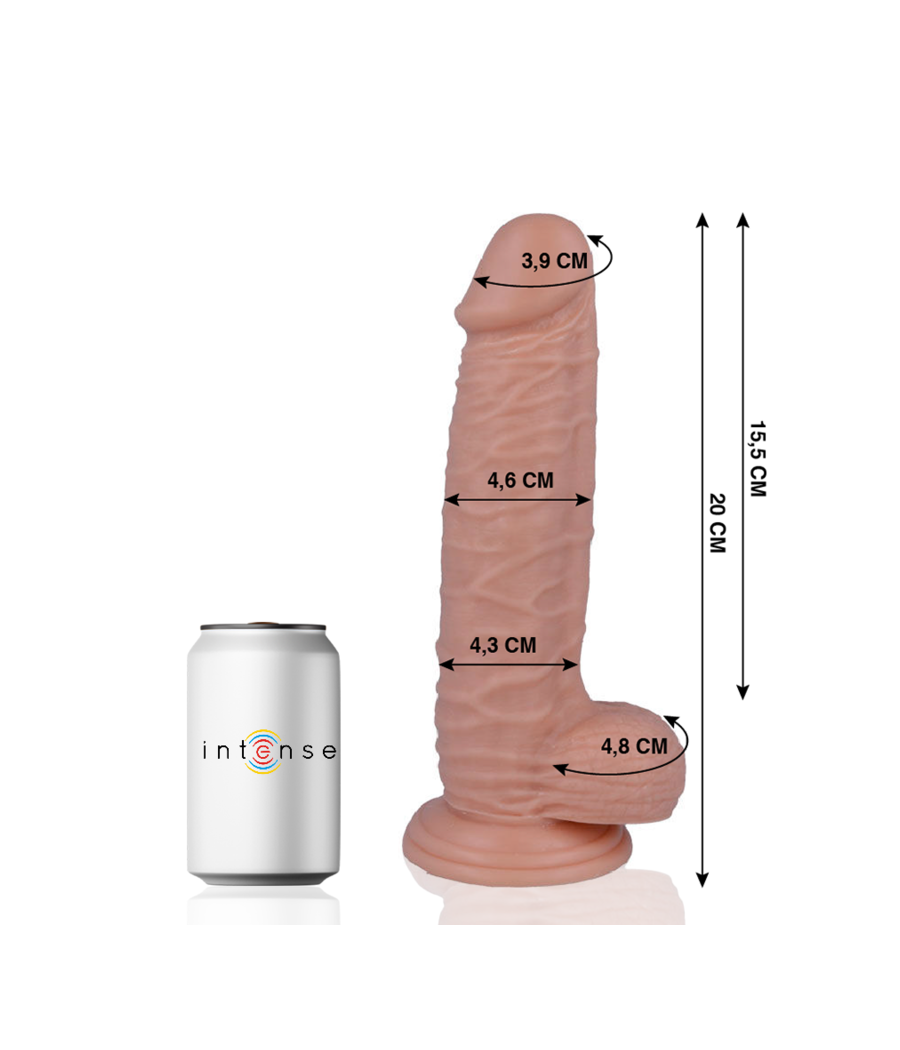 MR INTENSE - 20 REALISTIC PENIS 20 CM -O- 4.6 CM