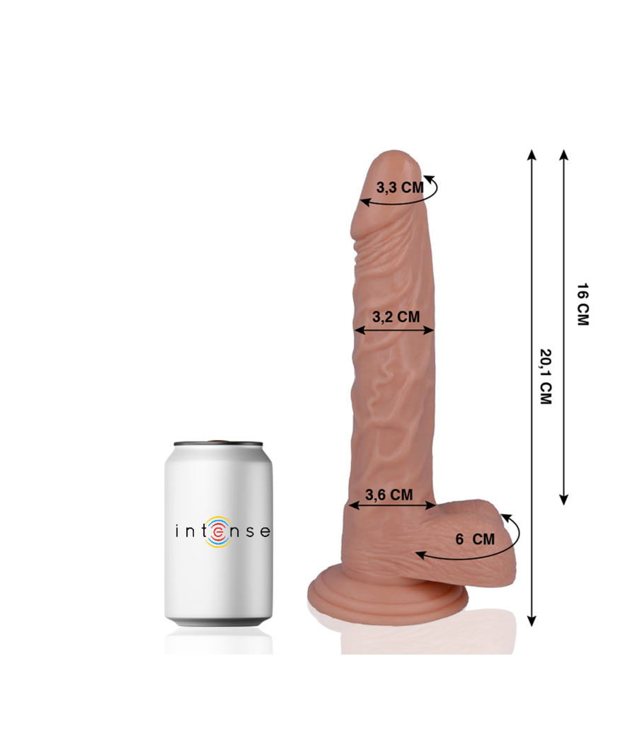 MR INTENSE - 21 REALISTIC COCK 20.1 CM -O- 3.2 CM