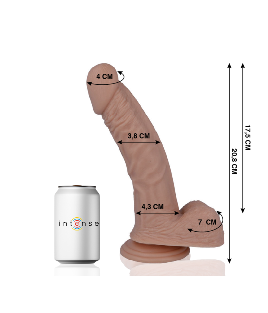 MR INTENSE - 23 REALISTIC PENIS 20.8 CM -O- 3.8 CM