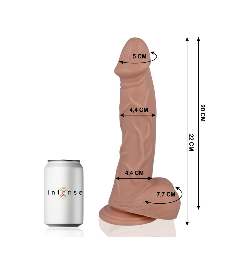 MR INTENSE - 26 PENE REALÍSTICO 22 CM -O- 4.4 CM