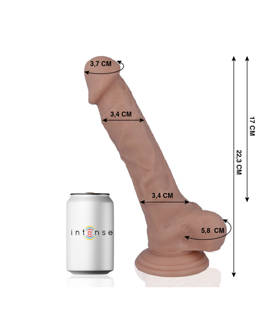 MR INTENSE - 28 REALISTIC COCK 22.3 CM -O- 3.4 CM