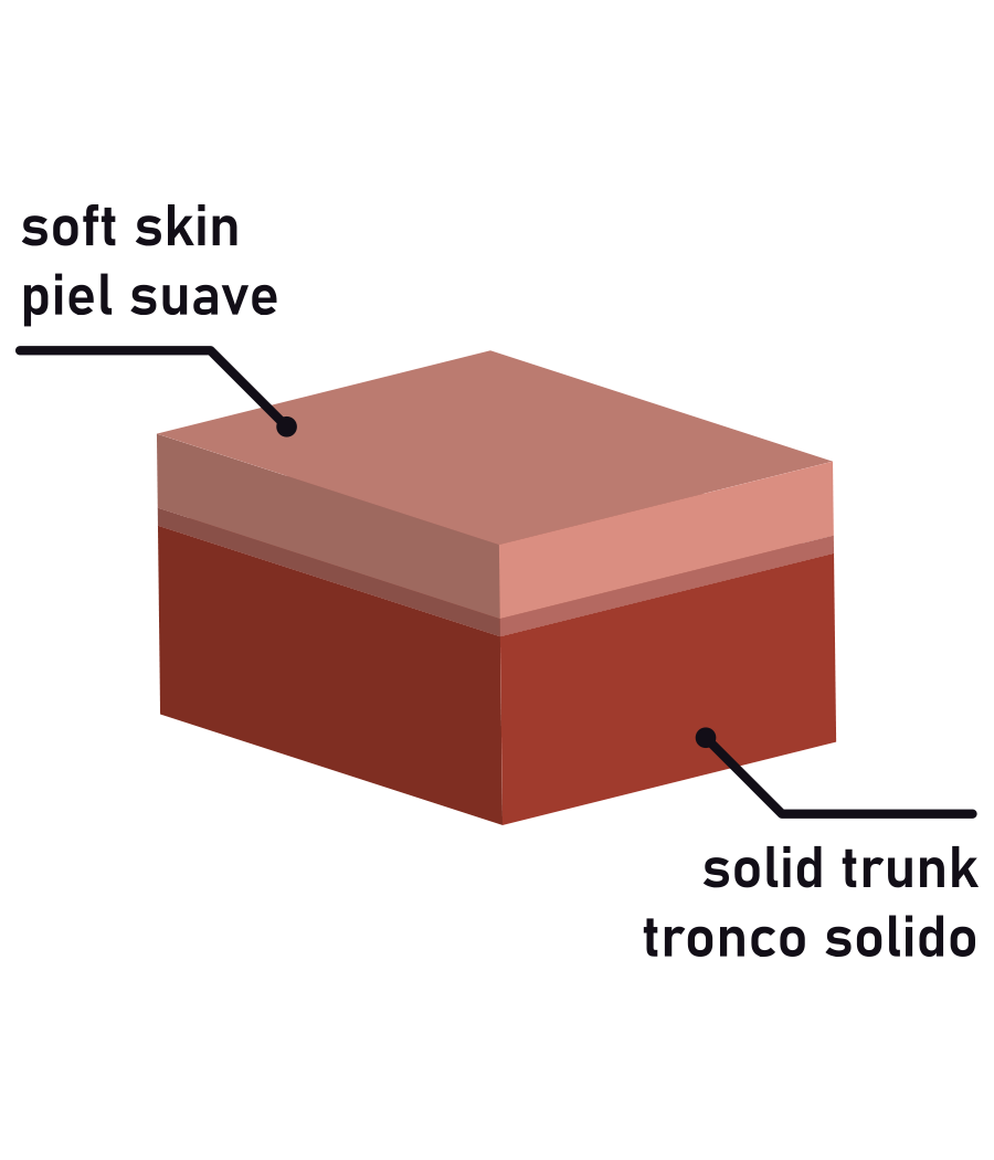 ROCKARMY - DUAL DENSITY PANZER DILDO REALISTA 17 CM -O- 4.46 CM