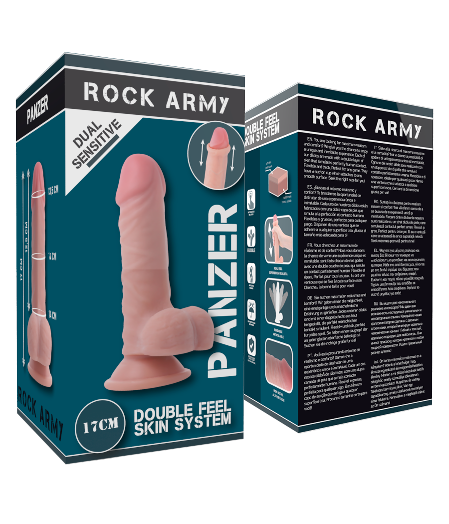 ROCKARMY - DUAL DENSITY PANZER 17 CM -O- 4.46 CM