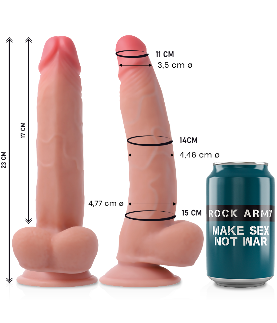 ROCKARMY - DOPPELDICHTE LEOPARD 23 CM -O- 4.77 CM