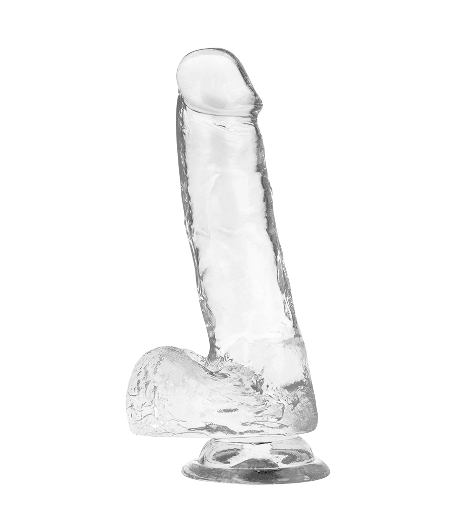 X RAY - CAZZO TRASPARENTE CON SFERE 18.5 CM -O- 3.8 CM