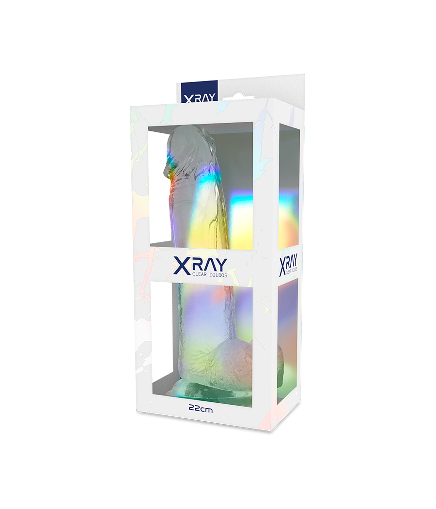 X RAY - KLARER HAHN MIT EIER 22 CM -O- 4.6 CM