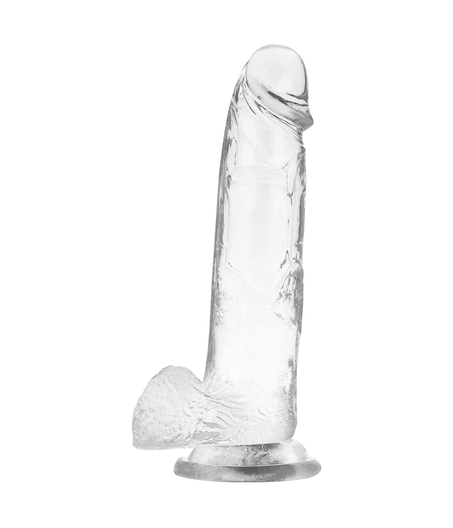 X RAY - CAZZO TRASPARENTE CON SFERE 22 CM -O- 4.6 CM