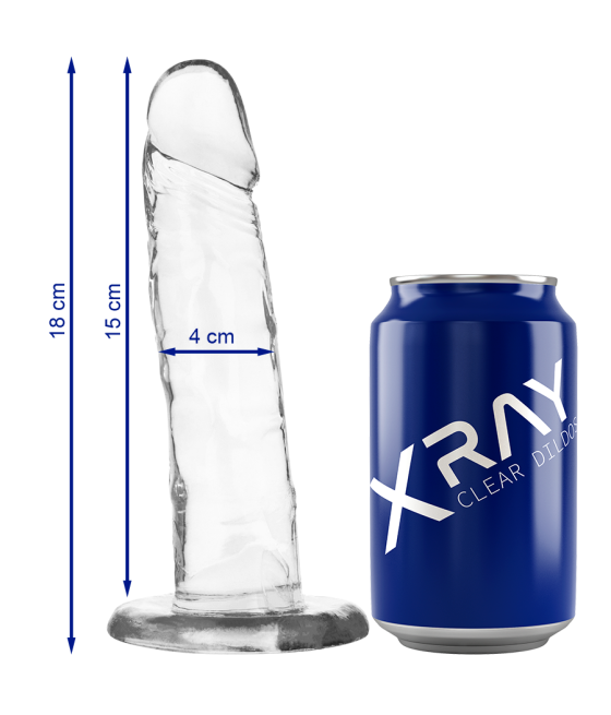 X RAY - CLEAR COCK 18 CM -O- 4 CM