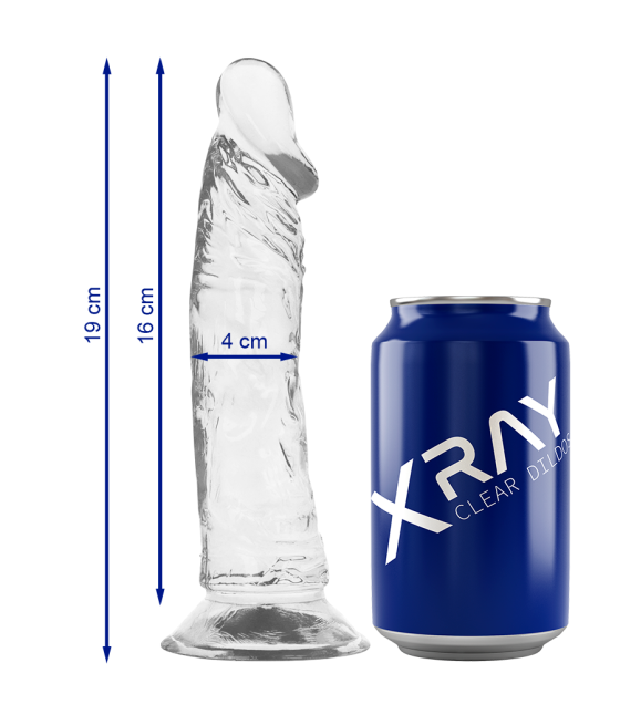 X RAY - CLEAR COCK 19 CM -O- 4 CM