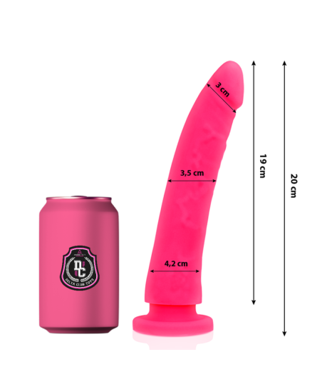 DELTA CLUB - TOYS DILDO MEDICO ROSA IN SILICONE 20 CM -O- 4 CM