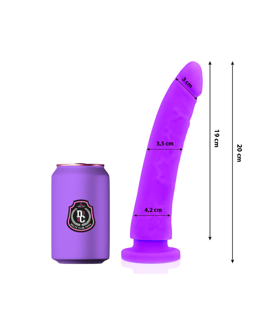 DELTA CLUB - TOYS GODE MÉDICAL LILAS SILICONE 20 CM -O- 4 CM