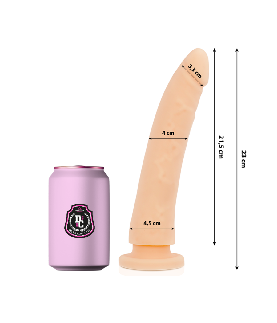 DELTA CLUB - TOYS GODE NATUREL MÉDICAL SILICONE 23 CM -O- 4.5 CM