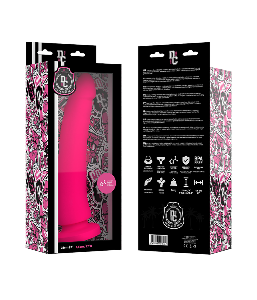 DELTA CLUB - TOYS GODE MÉDICAL ROSE EN SILICONE 23 CM -O- 4.5 CM