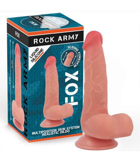 ROCKARMY - SILICONE LÍQUIDO FOX 19 CM -O- 3,2 CM