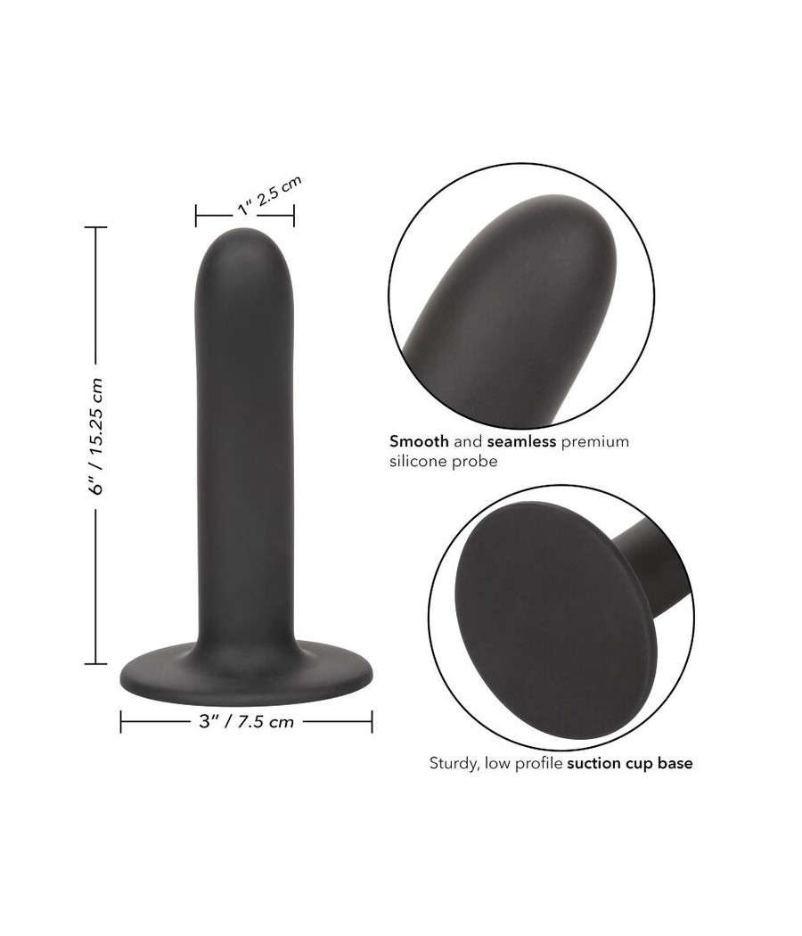 CALEXOTICS - BOUNDLESS DILDO LISO 15.25 CM COMPATIBLE CON ARNÉS