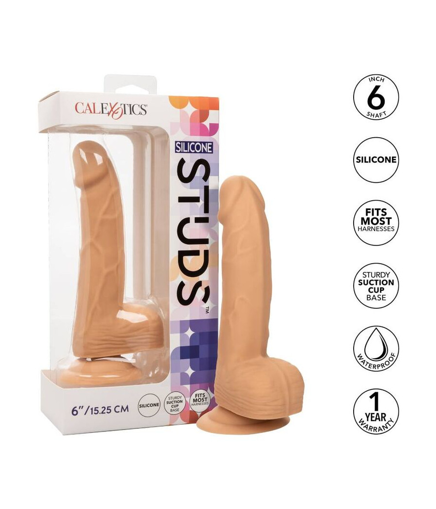 CALEXOTICS - SILICONE STUDS 15.24 CM PELE