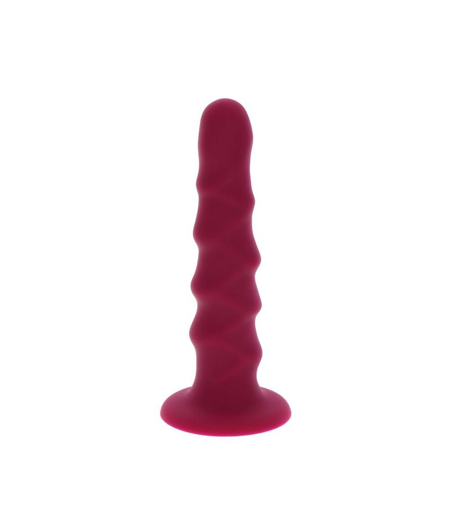 GET REAL - RIBBED DONG 12 CM ROT