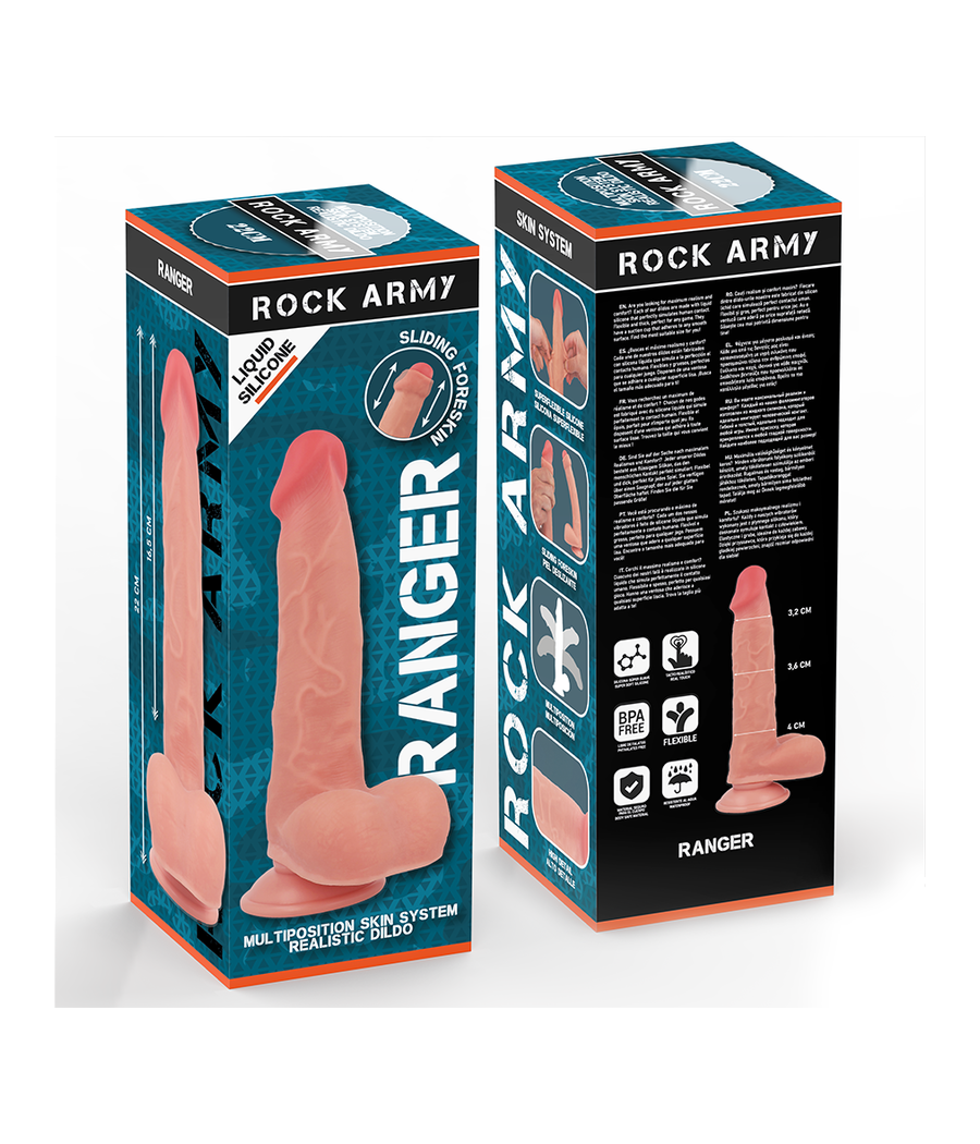 ROCKARMY - SILICONE LÍQUIDO RANGER 22 CM -O- 3,6 CM