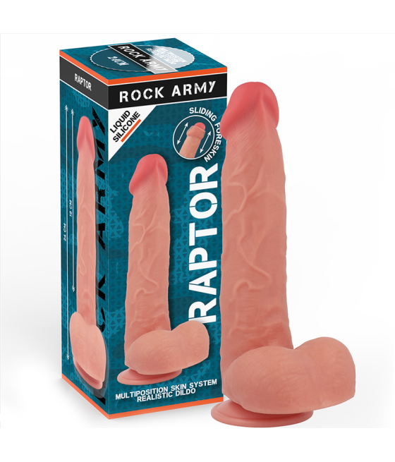 ROCKARMY - RAPTOR SILICONE LIQUIDE 24 CM -O- 4,4 CM