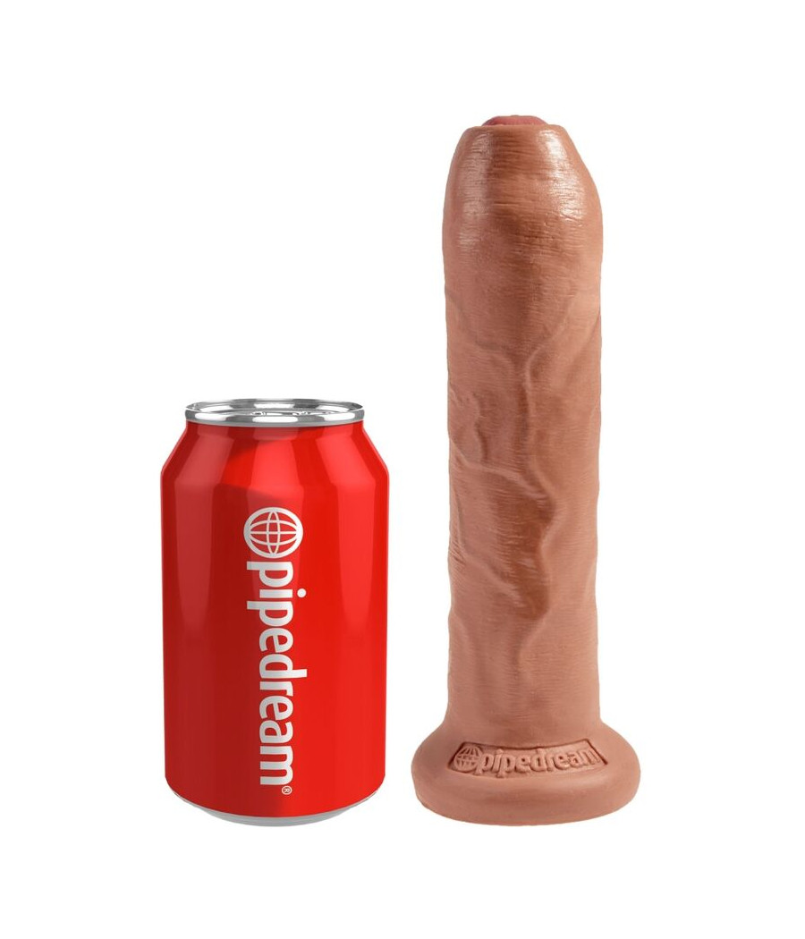 KING COCK - PÉNIS RÉALISTE NON COUPÉ 17.8 CM CARAMEL