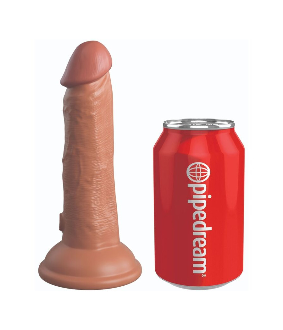 KING COCK - ELITE REALISTISCHER SILIKONDILDO 15.2 CM KARAMELL