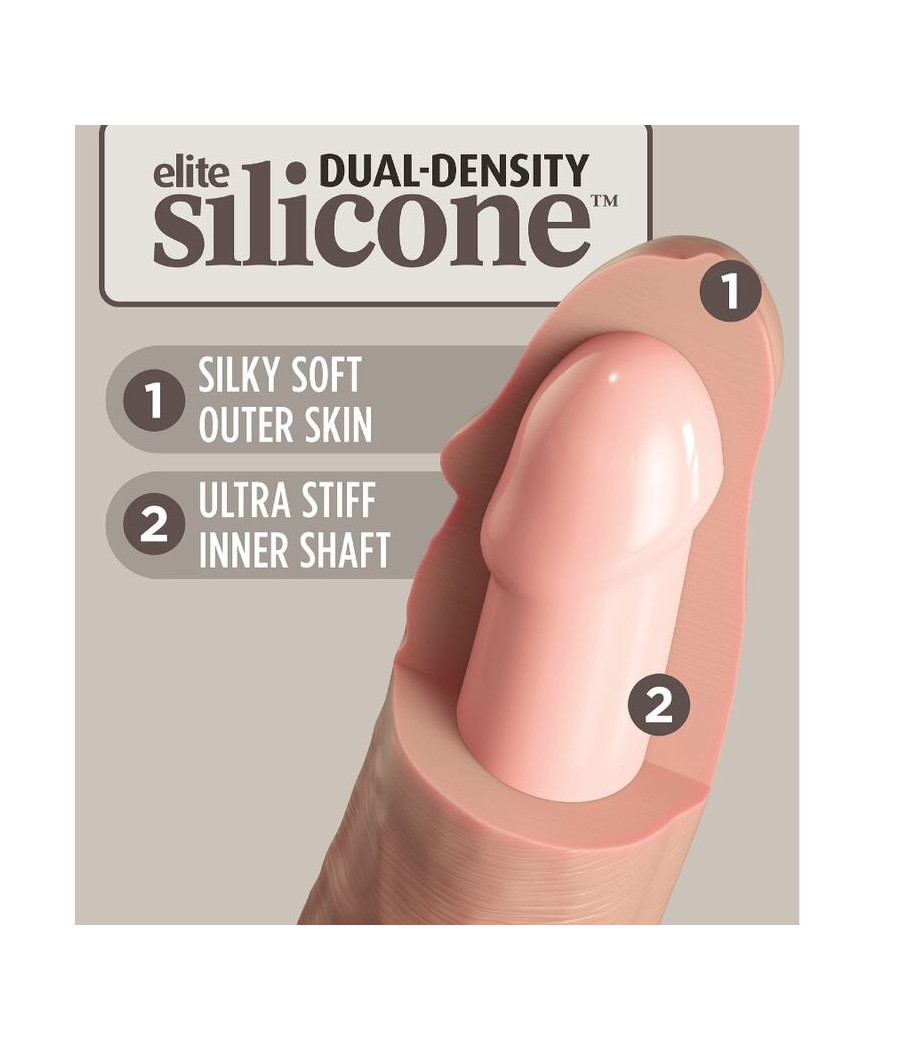 KING COCK - ELITE GODE RÉALISTE EN SILICONE 17.8 CM