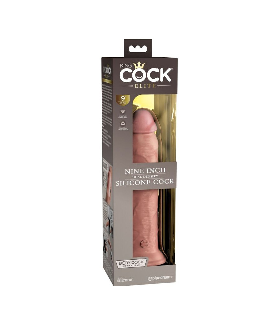 KING COCK - ELITE REALISTIC SILICONE DILDO 23 CM