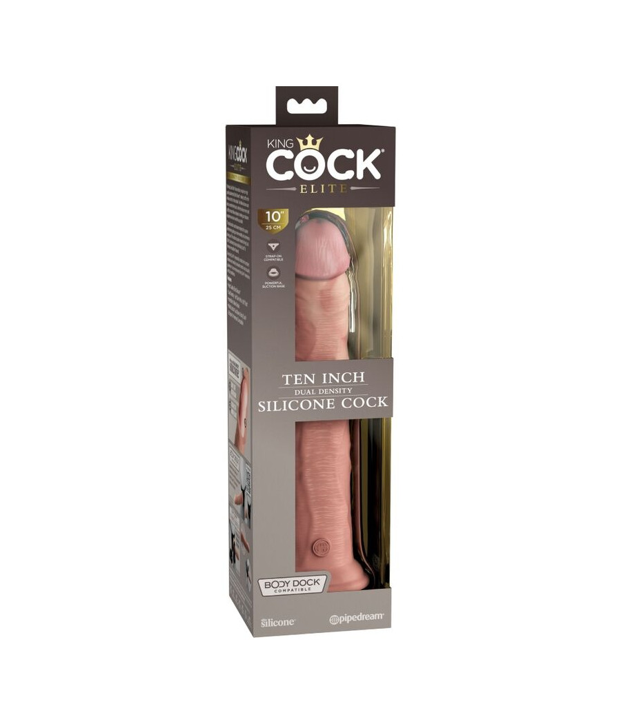 KING COCK - ELITE REALISTISCHER SILIKONDILDO 25.4 CM