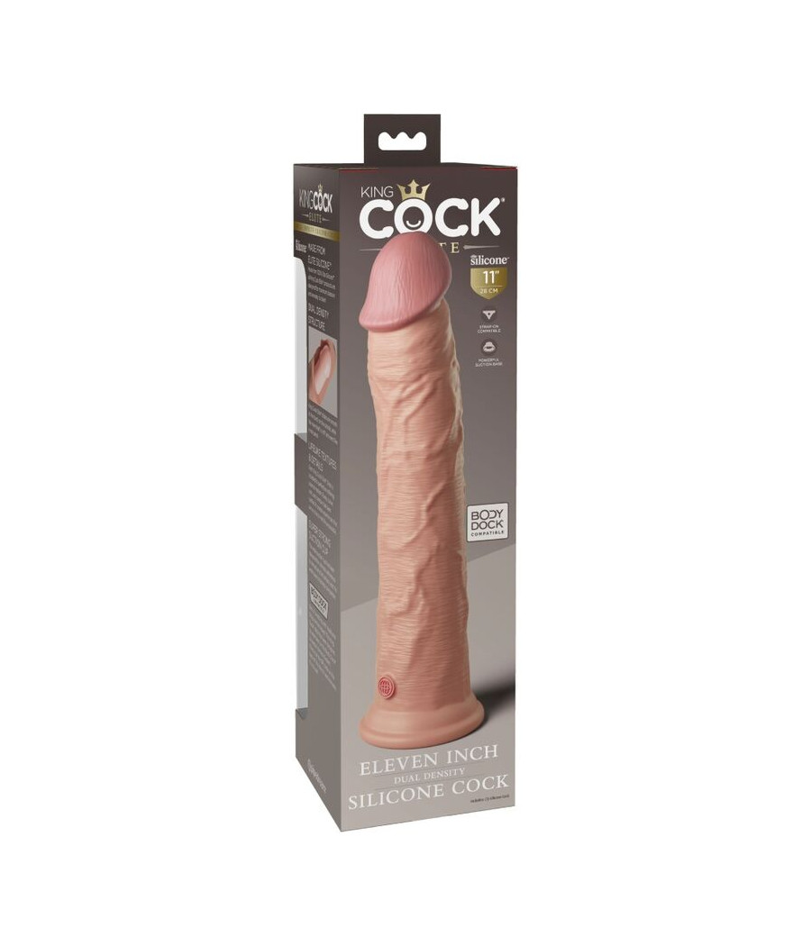 KING COCK - ELITE REALISTISCHER SILIKONDILDO 28 CM