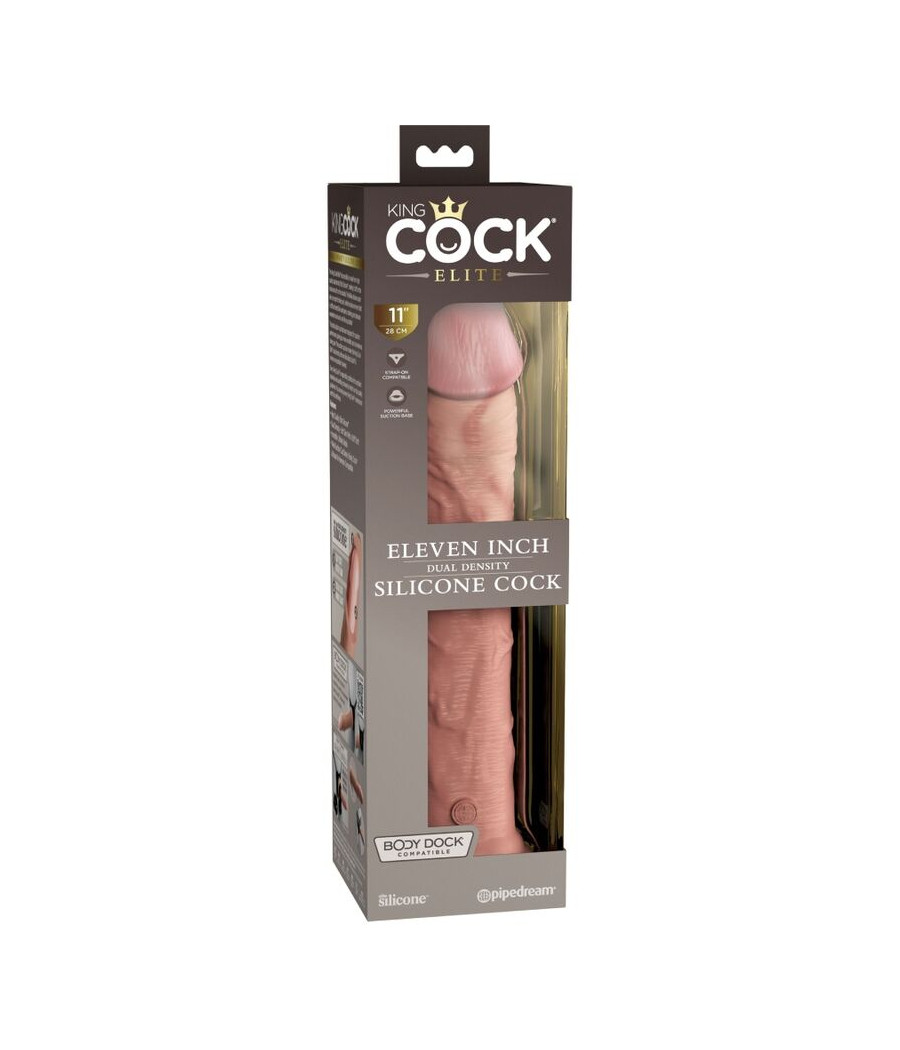 KING COCK - ELITE DILDO SILICONE REALISTA 28 CM