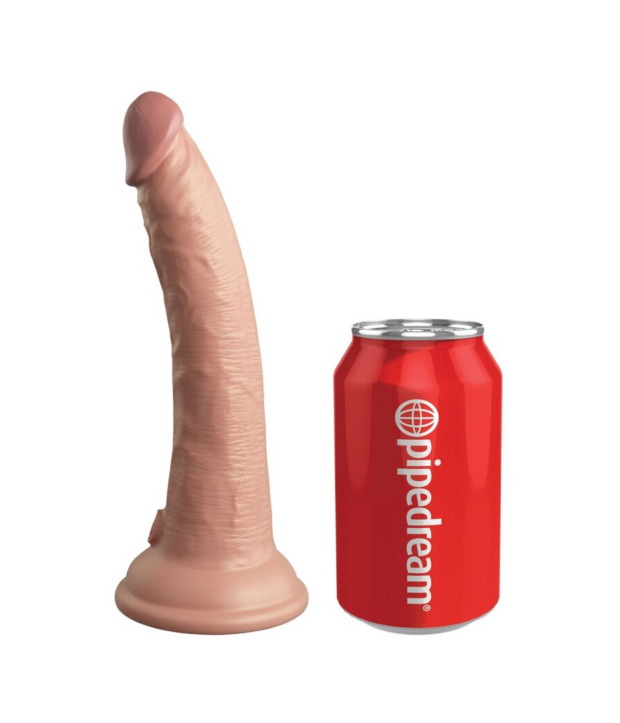 KING COCK - ELITE VIBRATEUR GODE RÉALISTE & TÉLÉCOMMANDE EN SILICONE 17.8 CM