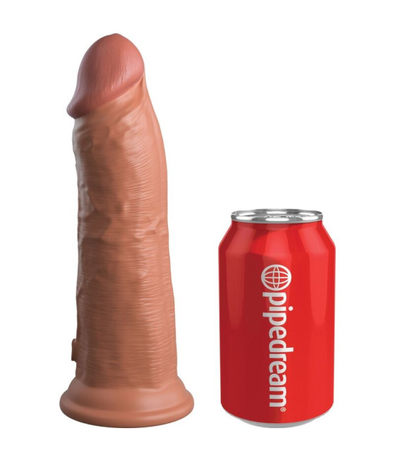 KING COCK - ELITE DILDO REALISTICO VIBRANTE E SILICONE 20.3 CM CARAMEL