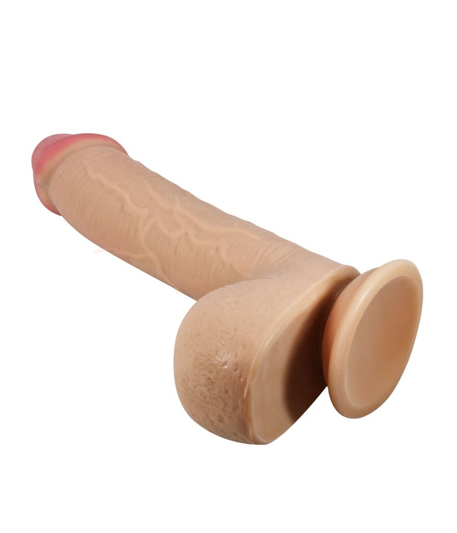PRETTY LOVE - SÉRIE SLIDING SKIN GODE RÉALISTE AVEC VENTOUSE SLIDING SKIN FLESH 23,4 CM