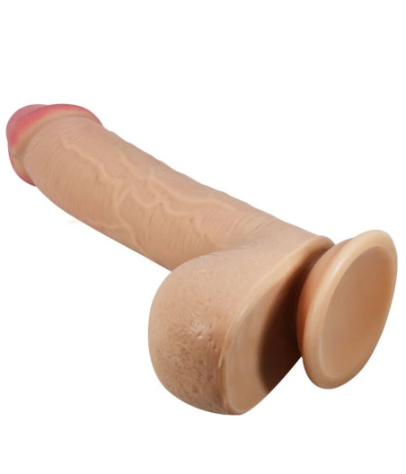 PRETTY LOVE - DILDO REALISTICO SERIE SLIDING SKIN CON VENTOSA SCORREVOLE DELLA PELLE FLESH 23,4 CM