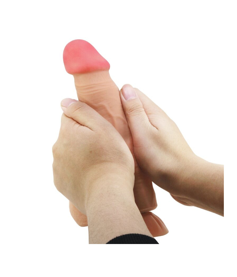 PRETTY LOVE - SLIDING SKIN SERIES REALISTISCHER DILDO MIT SLIDING SKIN FERNBEDIENUNG SAUGNAPFLEISCH 21,8 CM