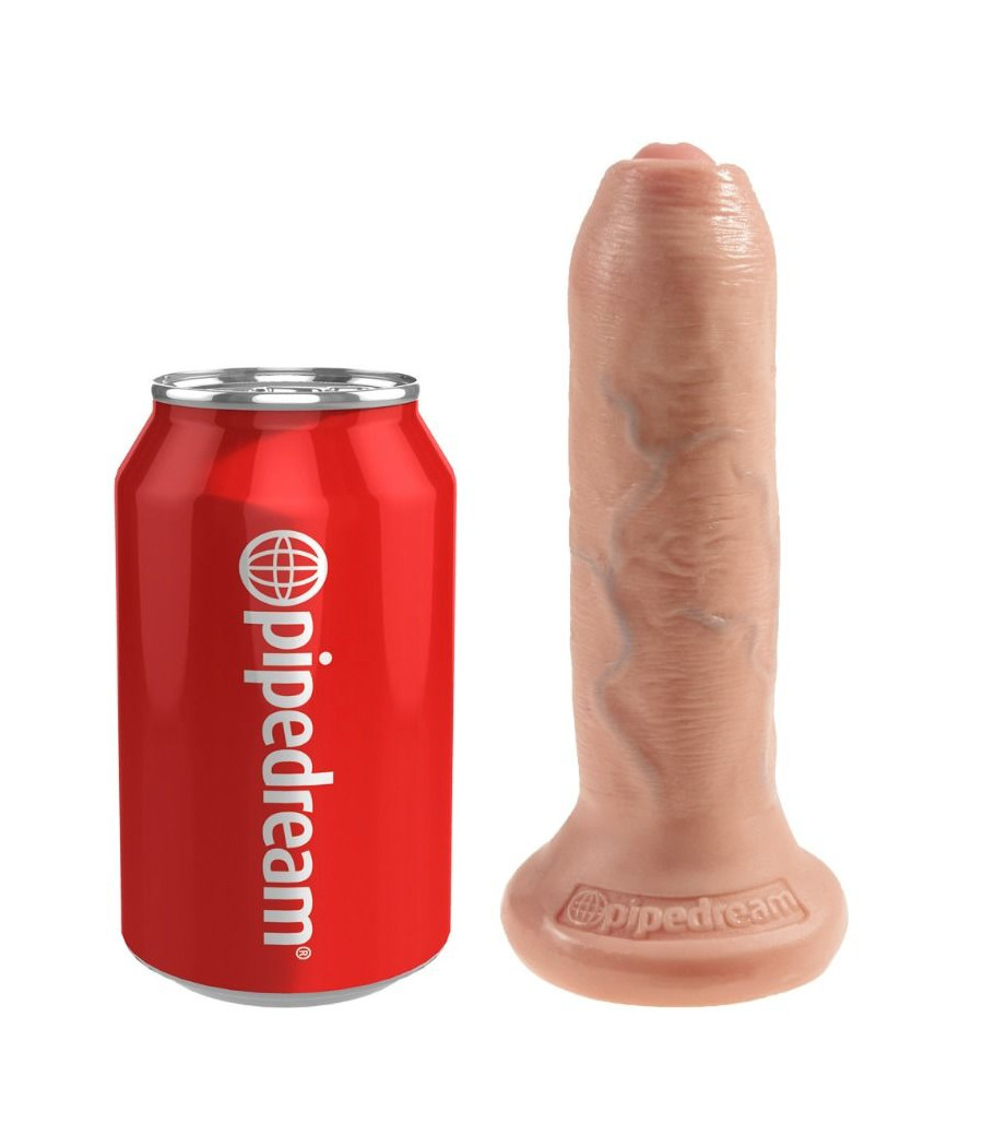 KING COCK - REALISTIC DILDO UNCUT FLESH 15 CM