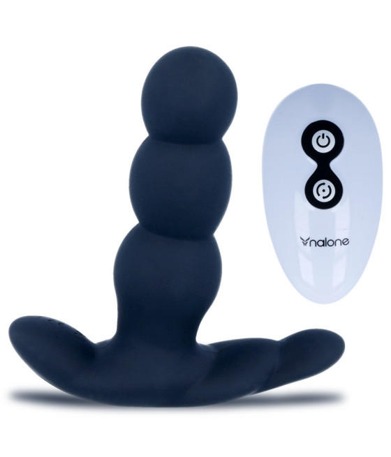NALONE - VIBRATORE ANALE PEARL TELECOMANDO NERO