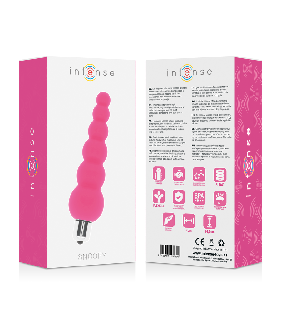 INTENSE - SNOOPY 7 VELOCIDADES SILICONE ROSA